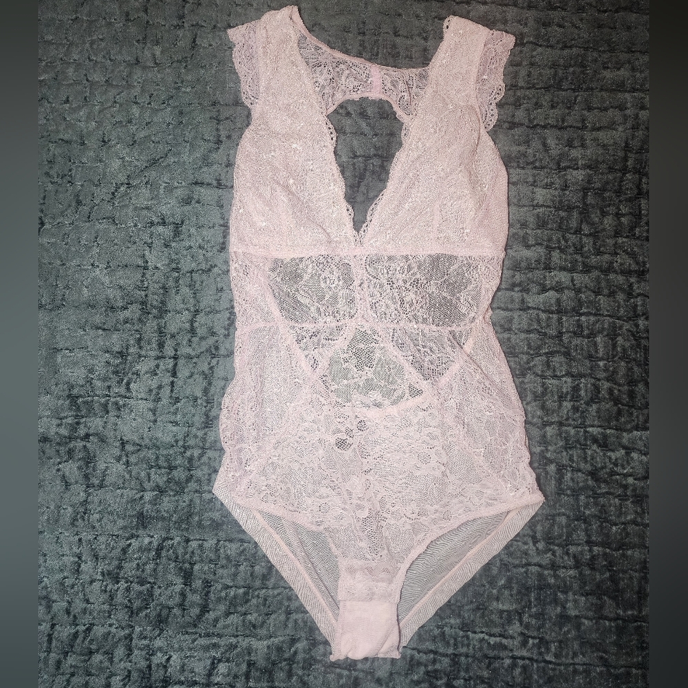 Sam Edelman Light Pink Lace Lingerie